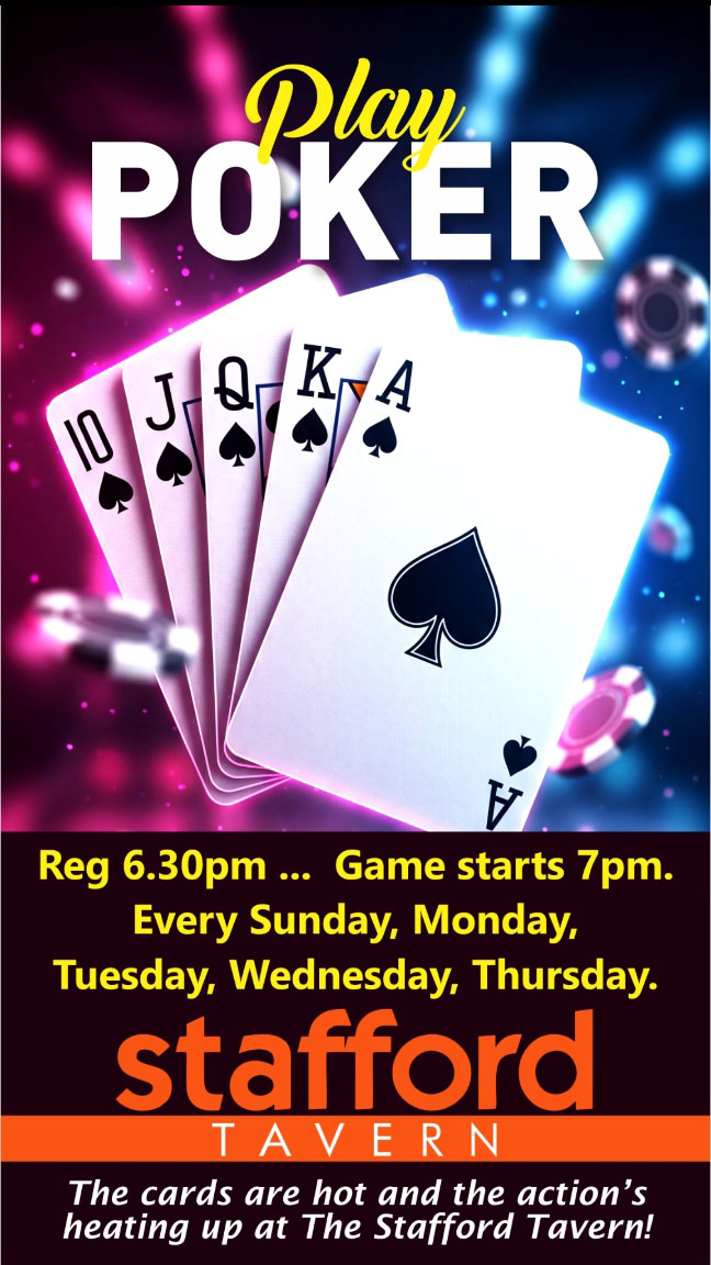 Poker Nights at Stafford Tavern
